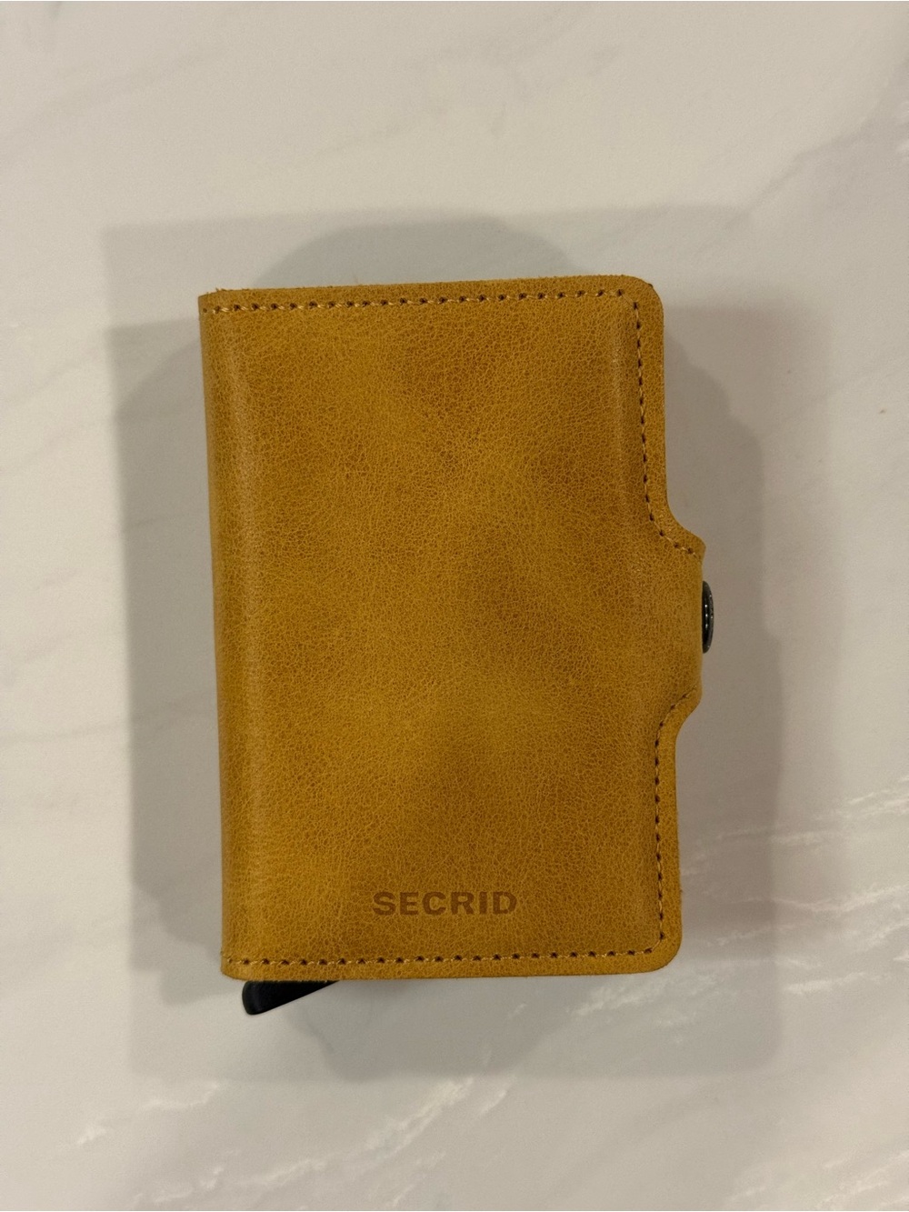 Secrid Twinwallet Leather Ochre Mustard RFID Wallet
